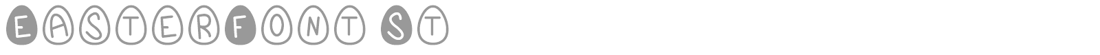 EasterFont St font preview